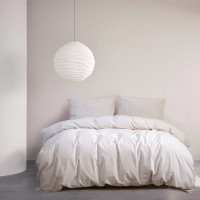 Постільна білизна Lotus Home Washed cotton - Kansas бежевий євро