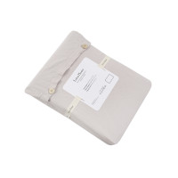 Постільна білизна Lotus Home Washed cotton - Kansas бежевий євро