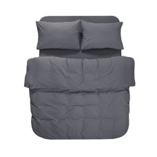 Постільна білизна Lotus Home Washed cotton - Kansas антрацит євро