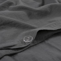 Постільна білизна Lotus Home Washed cotton - Kansas антрацит євро