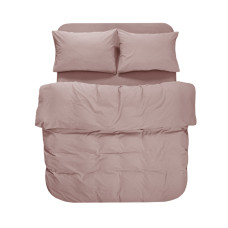 Постільна білизна Lotus Home Washed cotton - Kansas пудровий євро