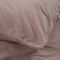 Постільна білизна Lotus Home Washed cotton - Kansas пудровий євро