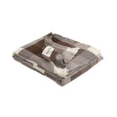 Покривало Lotus Home - Lucca muslin коричневий 200*240