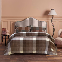 Покривало Lotus Home - Lucca muslin коричневий 200*240