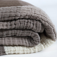 Покривало Lotus Home - Lucca muslin коричневий 200*240