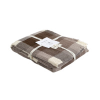 Покривало Lotus Home - Lucca muslin коричневий 240*260