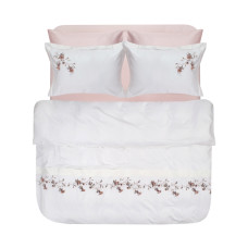 Постільна білизна Dantela Vita сатин з вишивкою - Anetta євро