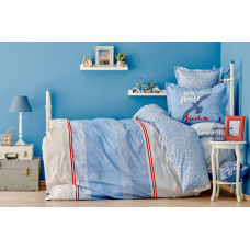 Постільна білизна Karaca Home - Freedom 2018-1 ранфорс підлітковий (простирадло 160*240)