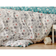 Постільна білизна Karaca Home - Deep 2018-1 ранфорс підлітковий (простирадло 160х240 см)