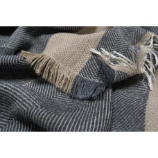 Плед-накидка Buldans - Teos antrasit антрацит 140*170