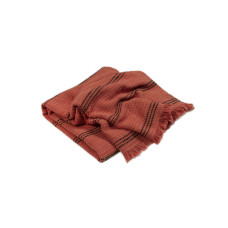 Плед-накидка Buldans - Yuma brick цегляний 130*170
