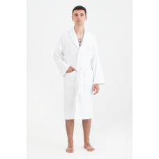 Халат махровий Lotus Home - Basic Line white 3XL