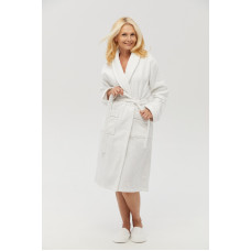 Халат махровий Lotus Home - Nella white L/XL