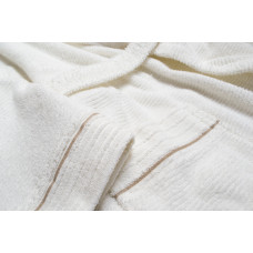 Халат махровий Lotus Home - Nella ekru L/XL