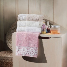 Рушник бамбуковий Maxstyle - Damask пудра 50*90