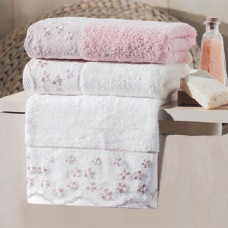 Рушник бамбуковий Maxstyle - Pudra кремовий 50*90