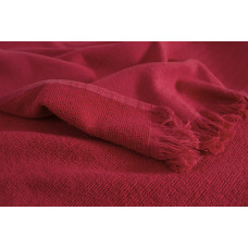 Рушник Tac Pestemal Silver - Kirmizi червоний 50*90