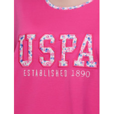 Домашній одяг US Polo Assn - Футболка і бриджі 15601 фукcія, L