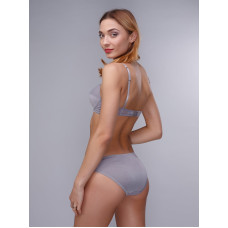 Нижня білизна US Polo Assn - Бюстгалтер+мінібікіні 60008 сірий 75В-36р.
