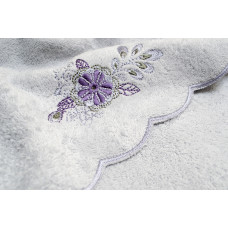 Рушник Irya - Laural a.gri світло сірий 70*140