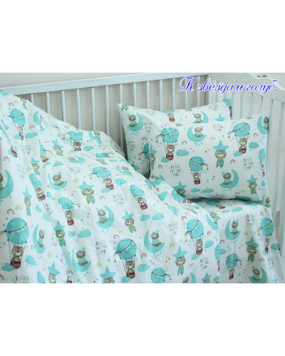Комплекти постільної білизни TAG Tekstil    TTДП-stars_blue купити у Postel.biz.ua