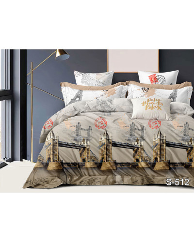 Комплекти постільної білизни TAG Tekstil    TTTAG satin (2-sp)-521 купити у Postel.biz.ua