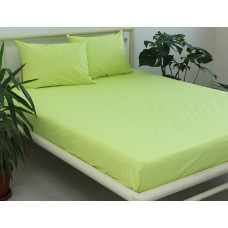 ТМ TAG Простирадло на гумці + наволочки 160х200х20 Sunny Lime