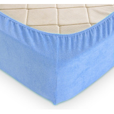 ТМ TAG Простирадло махрове на гумці (60х120х20) Placid Blue