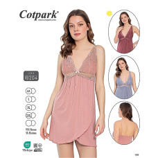 Cotpark Нічна сорочка 18204 bordo