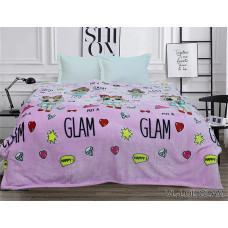 Плед велсофт (мікрофібра) LOL GLAM