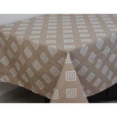 Скатертина кухонна Ромб бежевий