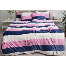 Комплект постільної білизни велсофт (мікрофібра) ALM1922