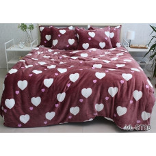 Комплект постільної білизни велсофт (мікрофібра) VL-ST08