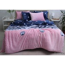 Комплект постільної білизни велсофт (мікрофібра) ALM1904