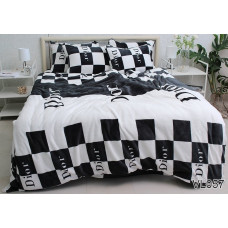 Комплект постільної білизни велсофт (мікрофібра) VL-057