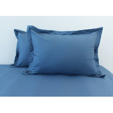 Наволочка сатин Туреччина Blue Grey