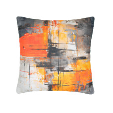 Подушка декоративна Home Line "Абстракція" (помаранчева) 189205