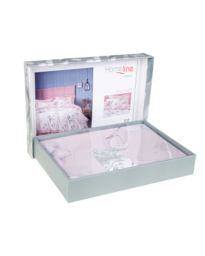 Євро комплект постільної білизни Home Line "ДЕСОЛЕЙ" (в коробці) 187069