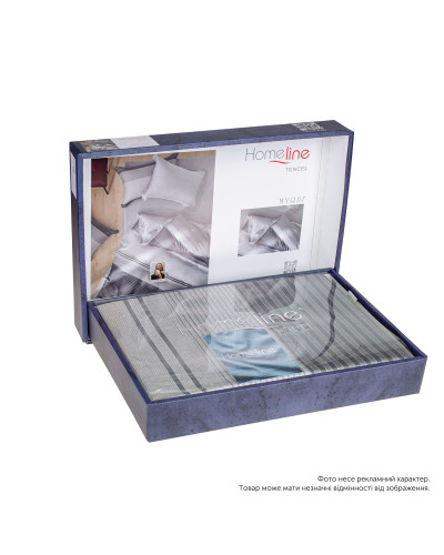 Євро комплект постільної білизни Home Line "МУЯНГ" (в коробці) 187063