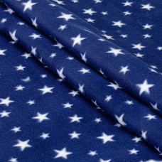 Плед флісовий полар "Зірки" синій 130х160 184778