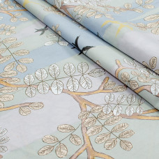 Двоспальний комплект постільної білизни Home Line "ГІЛКИ ТА ПТАШКИ" 184344