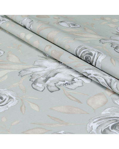 Півтораспальний комплект постільної білизни Home Line "СІРІ ТРОЯНДИ" 184328