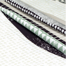 Євро комплект постільної білизни Home Line "АФРИКАНСЬКИЙ" (зелений) 184327