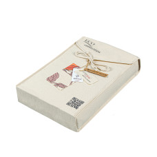 Півтораспальний комплект постільної білизни Home Line ЕКО "ВЕСНЯНИЙ ВЕЧІР" (помаранчевий) 184228