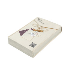 Півтораспальний комплект постільної білизни Home Line ЕКО "ВОЛОШКИ" (темно-ліловий) 184227