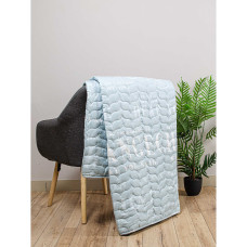Покривало стьобане двостороннє Home Line 160х210 (ментол) 183985