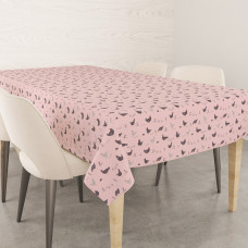 Скатертина Home Line "Прогулянка з курчатами" (рожеивй) 120х150 183701