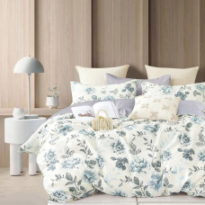 Євро комплект постільної білизни Home Line "КВІТКОВИЙ БЛЮЗ" (в ПВХ) 182995