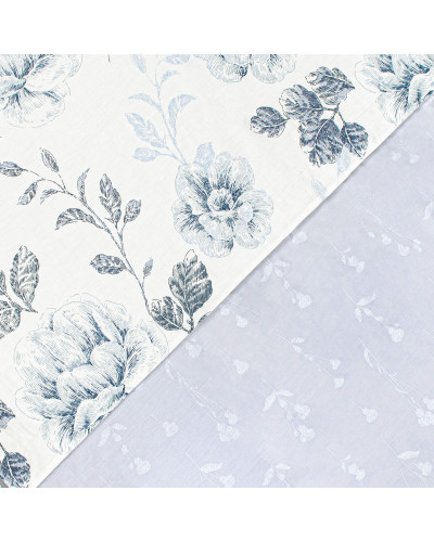 Євро комплект постільної білизни Home Line "КВІТКОВИЙ БЛЮЗ" (в ПВХ) 182995
