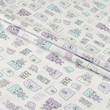 Дитячий комплект постільної білизни Home Line "ТЕДДІ" (бузково-бірюзовий) 181500